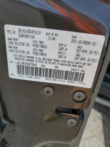 1J4GL38K35W575642 - 2005 JEEP LIBERTY RENEGADE 灰色 照片 13