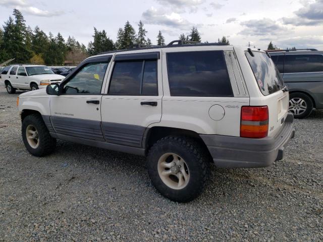 1J4GZ58Y0WC321789 - 1998 JEEP GRAND CHER LAREDO WHITE photo 2