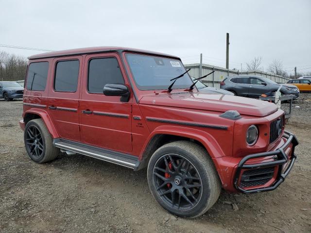 W1NYC7HJ7MX371775 - 2021 MERCEDES-BENZ G 63 AMG BURGUNDY photo 4