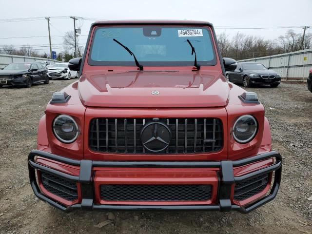 W1NYC7HJ7MX371775 - 2021 MERCEDES-BENZ G 63 AMG BURGUNDY photo 5