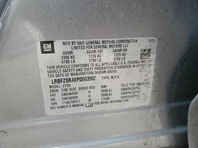 LRBFZSR4XPD063982 - 2023 BUICK ENVISION AVENIR SILVER photo 14