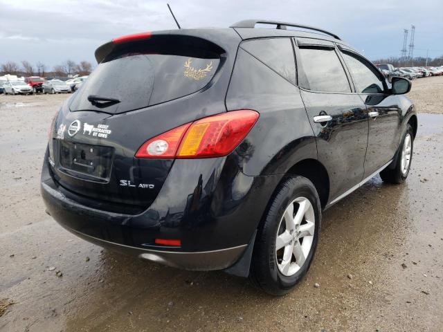 JN8AZ18WX9W140029 - 2009 NISSAN MURANO S BLACK photo 3