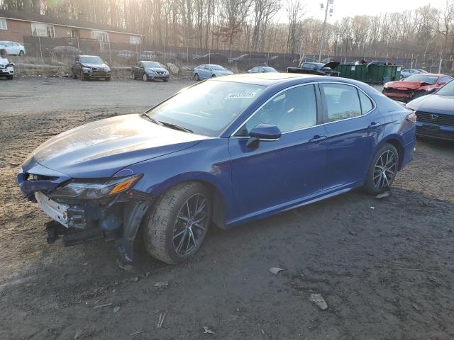 4T1S11AK2PU096885 - 2023 TOYOTA CAMRY SE NIGHT SHADE BLUE photo 1