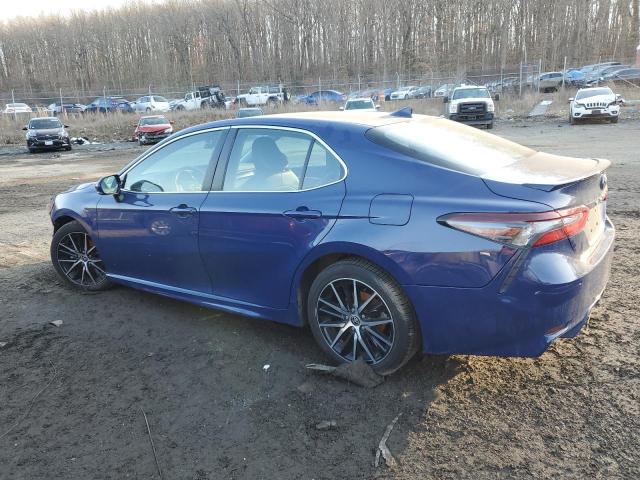 4T1S11AK2PU096885 - 2023 TOYOTA CAMRY SE NIGHT SHADE BLUE photo 2