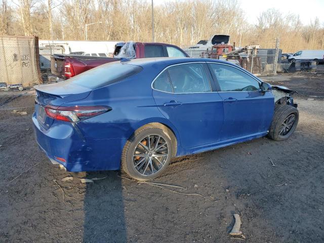4T1S11AK2PU096885 - 2023 TOYOTA CAMRY SE NIGHT SHADE BLUE photo 3