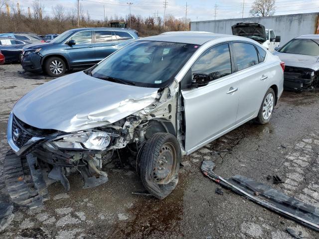 3N1AB7AP8HY219425 - 2017 NISSAN SENTRA S SILVER photo 1