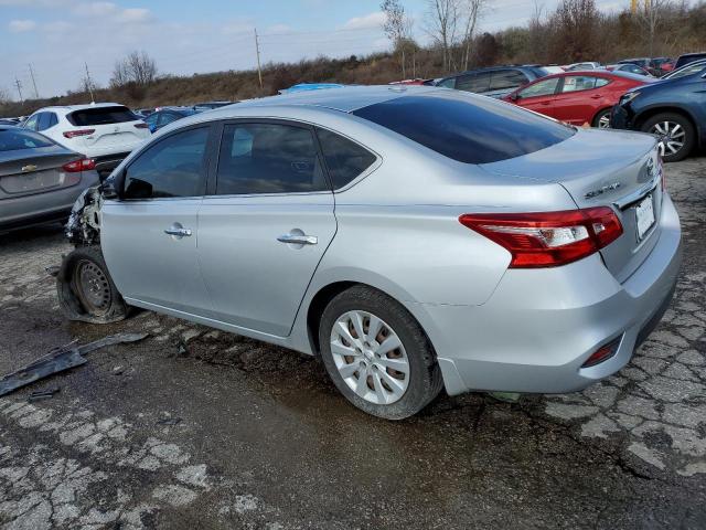 3N1AB7AP8HY219425 - 2017 NISSAN SENTRA S SILVER photo 2