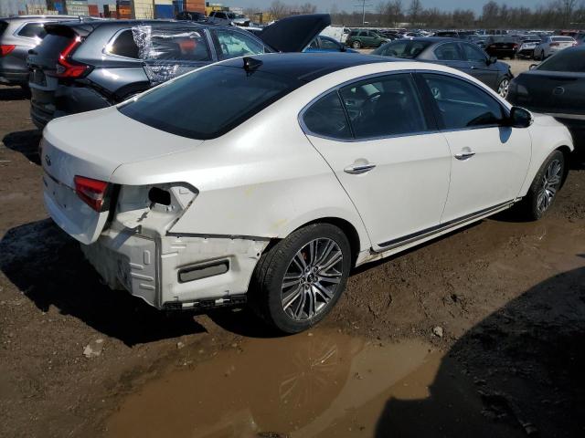 KNALN4D70E5140960 - 2014 KIA CADENZA PREMIUM WHITE photo 3