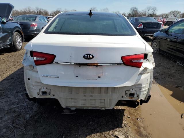 KNALN4D70E5140960 - 2014 KIA CADENZA PREMIUM WHITE photo 6