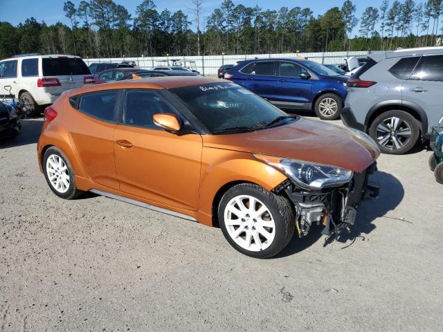 KMHTC6AEXGU283961 - 2016 HYUNDAI VELOSTER TURBO ORANGE photo 4