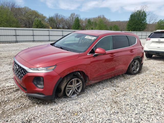 5NMS23AD6KH053052 - 2019 HYUNDAI SANTA FE SE RED photo 1