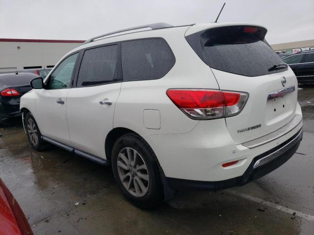 5N1AR2MN2EC652938 - 2014 NISSAN PATHFINDER S WHITE photo 2