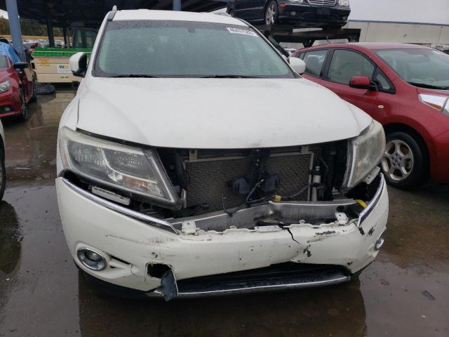 5N1AR2MN2EC652938 - 2014 NISSAN PATHFINDER S WHITE photo 5
