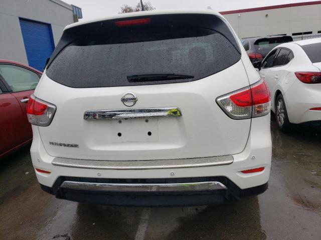 5N1AR2MN2EC652938 - 2014 NISSAN PATHFINDER S WHITE photo 6
