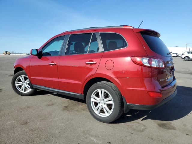 5XYZKDAG0BG052763 - 2011 HYUNDAI SANTA FE LIMITED RED photo 2