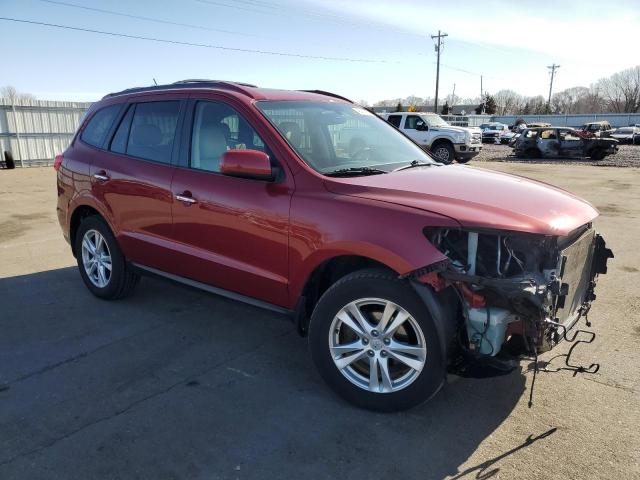 5XYZKDAG0BG052763 - 2011 HYUNDAI SANTA FE LIMITED RED photo 4