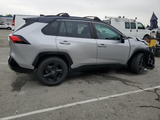 2T3EWRFV8KW015632 - 2019 TOYOTA RAV4 XSE SILVER photo 3