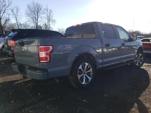 1FTEW1EP4KKD54000 - 2019 FORD F150 SUPERCREW GRAY photo 3