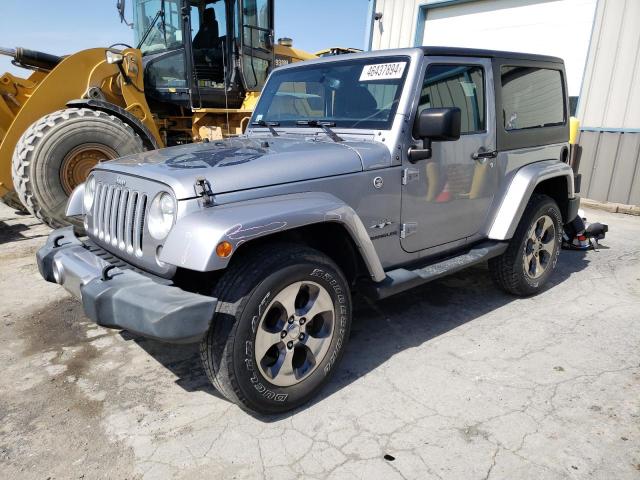 1C4AJWBGXGL128608 - 2016 JEEP WRANGLER SAHARA GRAY photo 1