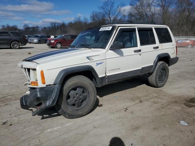 1J4FJ68S9WL153333 - 1998 JEEP CHEROKEE SPORT WHITE photo 1