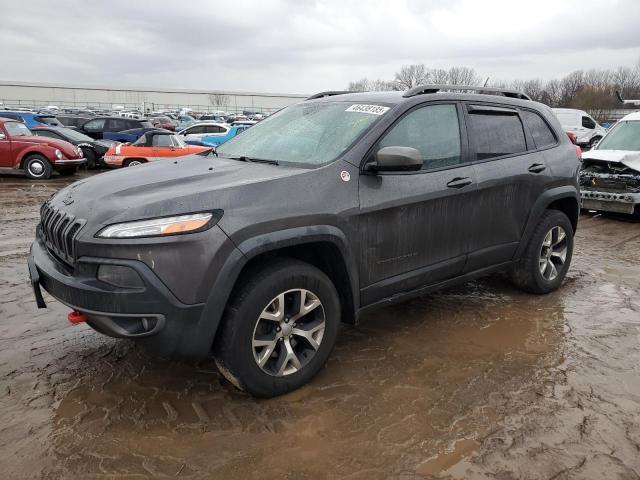 1C4PJMBB6EW310613 - 2014 JEEP CHEROKEE TRAILHAWK GRAY photo 1