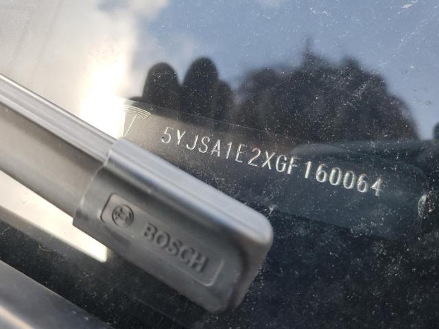 5YJSA1E2XGF160064 - 2016 TESLA MODEL S BLACK photo 13