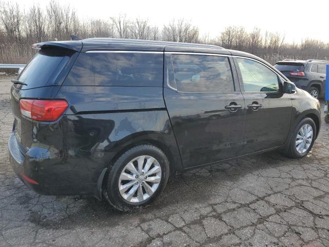 KNDMC5C1XF6050498 - 2015 KIA SEDONA EX BLACK photo 3