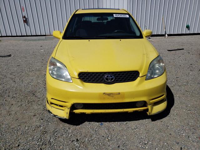 2T1KR32E54C172867 - 2004 TOYOTA COROLLA MA XR YELLOW photo 5