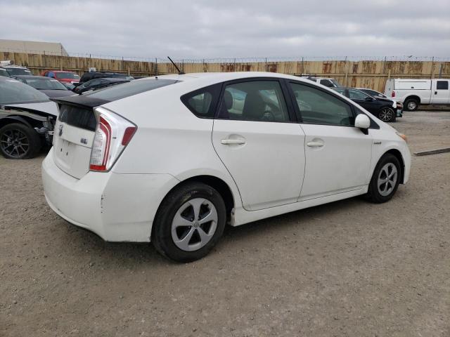 JTDKN3DU0E0370333 - 2014 TOYOTA PRIUS WHITE photo 3