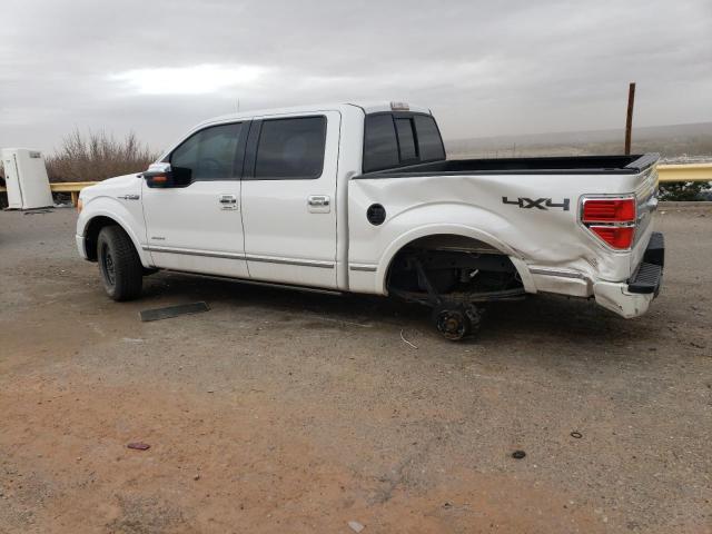 1FTFW1ET7BFD30610 - 2011 FORD F150 SUPERCREW WHITE photo 2