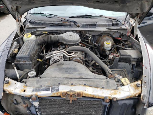 1B7GL22X2XS161153 - 1999 DODGE DAKOTA BLACK photo 11