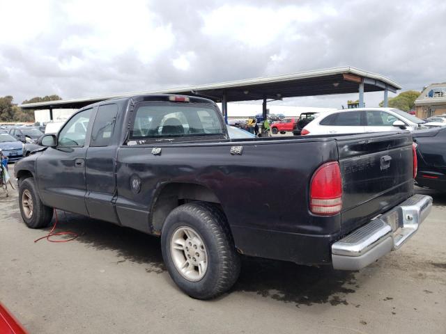 1B7GL22X2XS161153 - 1999 DODGE DAKOTA BLACK photo 2