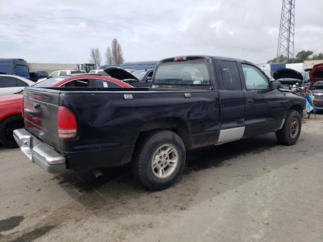 1B7GL22X2XS161153 - 1999 DODGE DAKOTA BLACK photo 3