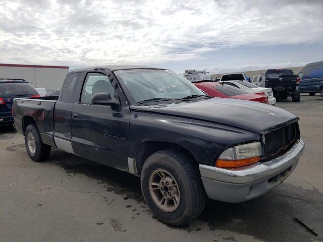 1B7GL22X2XS161153 - 1999 DODGE DAKOTA BLACK photo 4