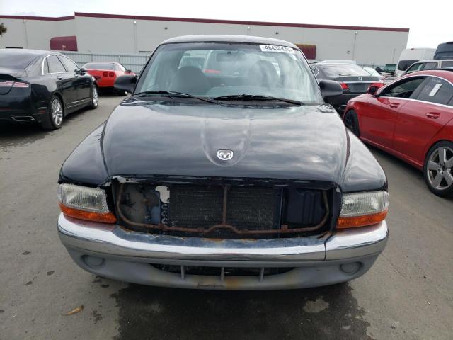 1B7GL22X2XS161153 - 1999 DODGE DAKOTA BLACK photo 5