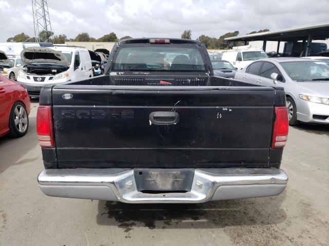 1B7GL22X2XS161153 - 1999 DODGE DAKOTA BLACK photo 6