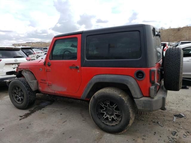 1C4AJWAG5HL753999 - 2017 JEEP WRANGLER SPORT RED photo 2