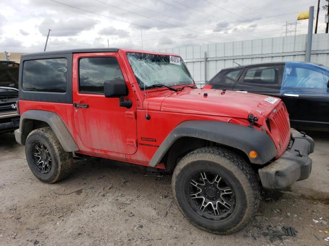 1C4AJWAG5HL753999 - 2017 JEEP WRANGLER SPORT RED photo 4