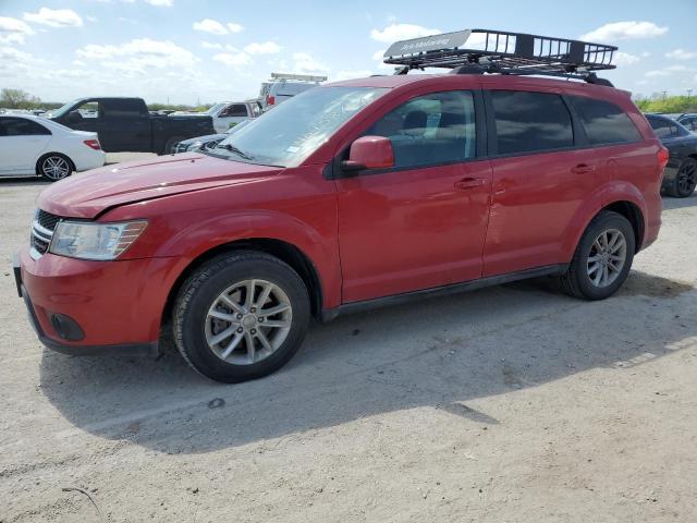 3C4PDCBG5FT564267 - 2015 DODGE JOURNEY SXT RED photo 1