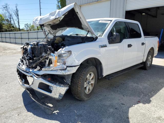 1FTEW1CBXKKD15452 - 2019 FORD F150 SUPERCREW WHITE photo 1