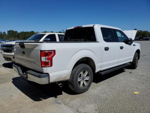 1FTEW1CBXKKD15452 - 2019 FORD F150 SUPERCREW WHITE photo 3