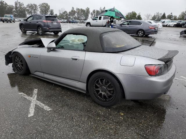 JHMAP11433T000017 - 2003 HONDA S2000 SILVER photo 2