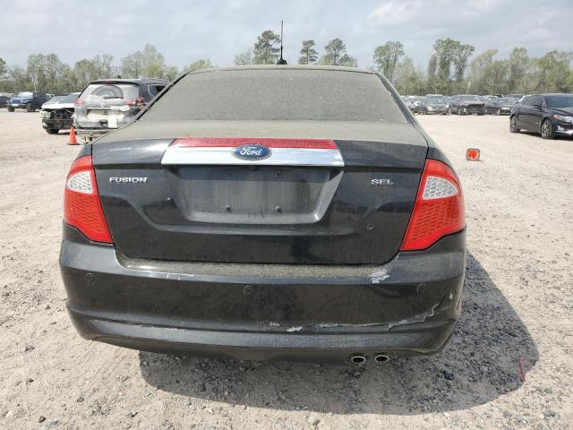 3FAHP0JA1AR310218 - 2010 FORD FUSION SEL BLACK photo 6