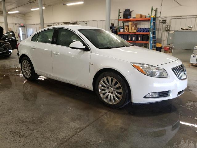 2G4GN5ECXB9214773 - 2011 BUICK REGAL CXL WHITE photo 4