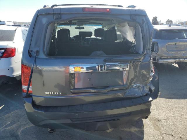 5FNYF4H93CB042745 - 2012 HONDA PILOT TOURING GRAY photo 6