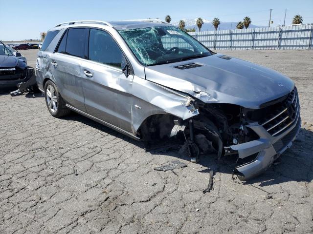 4JGDA5HB9CA017780 - 2012 MERCEDES-BENZ ML 350 4MATIC SILVER photo 4