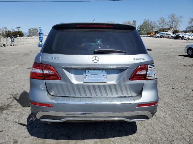 4JGDA5HB9CA017780 - 2012 MERCEDES-BENZ ML 350 4MATIC SILVER photo 6