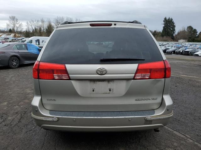 5TDZA22C44S120152 - 2004 TOYOTA SIENNA XLE BEIGE photo 6