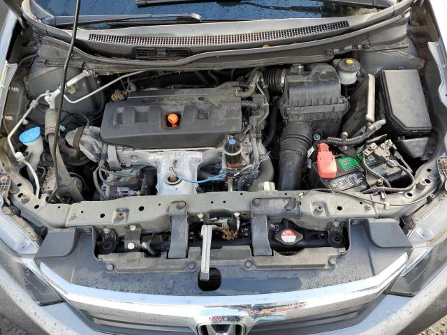 2HGFB2F55CH325151 - 2012 HONDA CIVIC LX GRAY photo 11