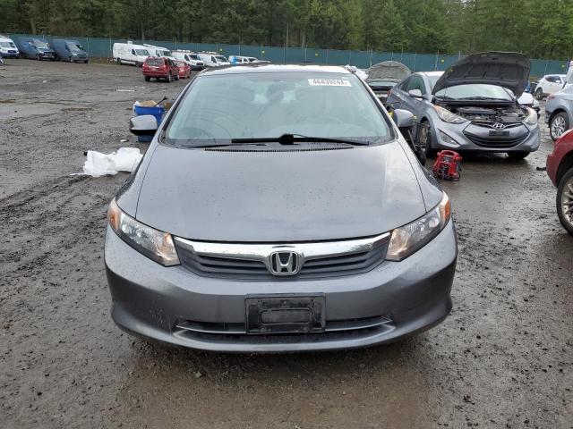 2HGFB2F55CH325151 - 2012 HONDA CIVIC LX GRAY photo 5